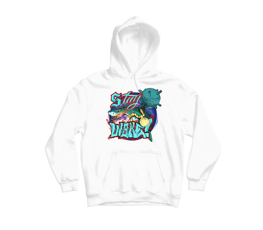 Stay Woke Hoodie In White