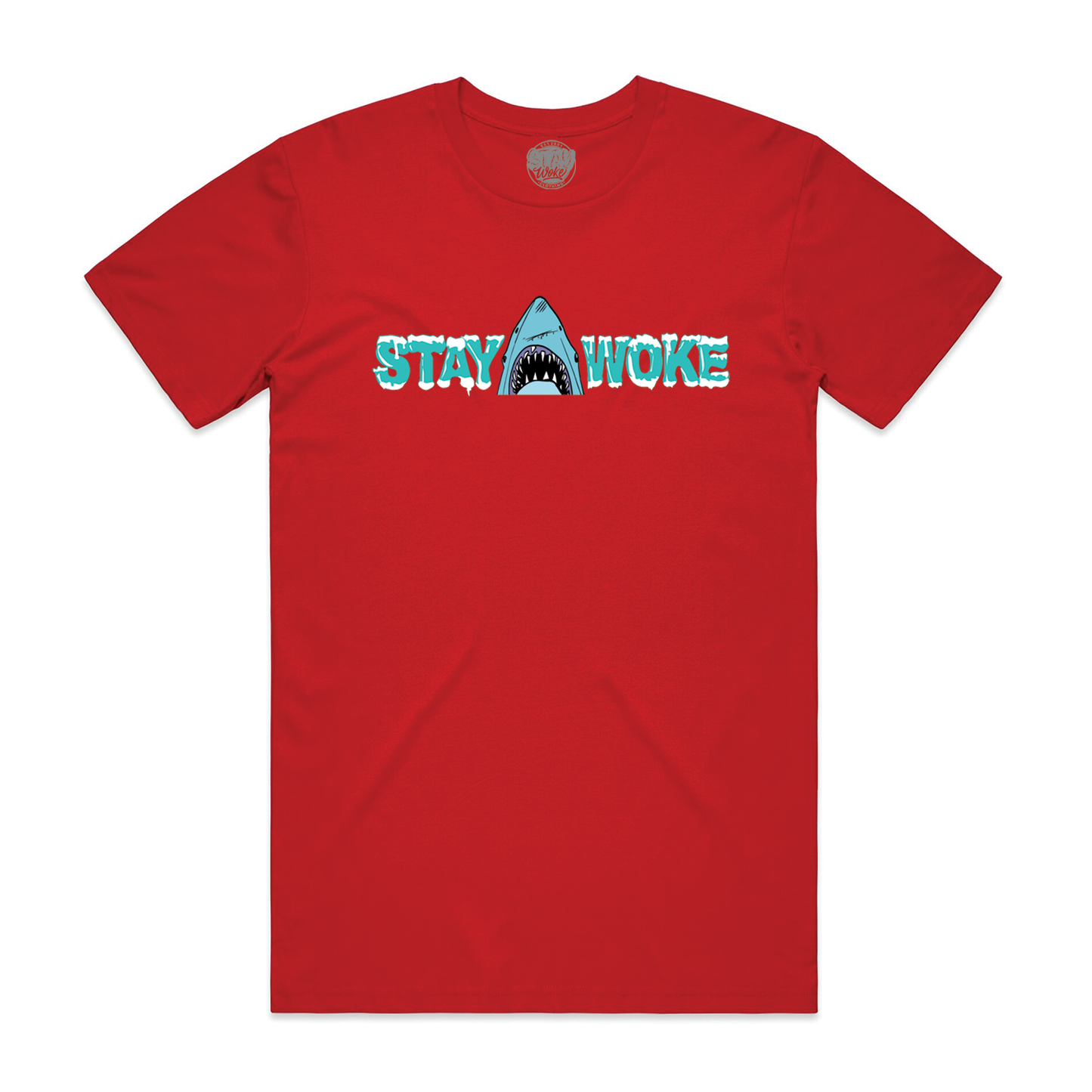 Stay Woke T-Shirt In Red